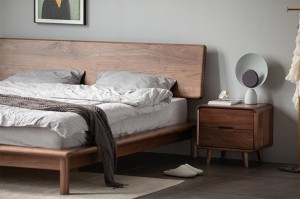 Krevat dyshe me dru qershie të zezë me dru qershie krevat dopio 0022