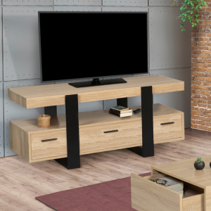 Inoshanda Wooden TV Cabinet ine madhirowa 0380