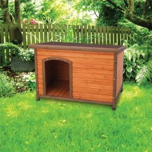 تخت خواب چوب جامد خانه سگ ممتاز برای حیوانات خانگی
