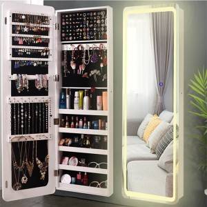 آینه کف نور LED به سبک اروپایی فوق شفاف، کابینت آینه آرایش، آینه هوشمند کف، آینه تمام قد