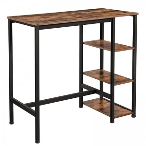 American Industrial Style Easy to Assemble Coffee Shop Bar Table 0322