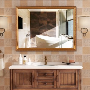Европски минималистички ручно прање купатила Козметичка веранда Ретро зидна кука #Миррор