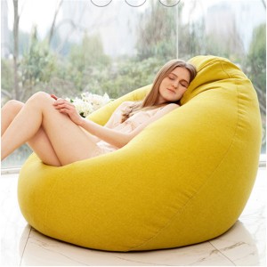 Lazy Sofa Cloth Materials Beanbag Leisure Hotel Furniture #Sofa 0155