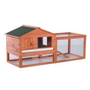 Heller Animal Hutch with Ramp Rabbit Hutch Pet Cage 0228