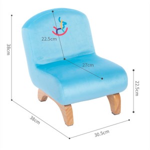 Cadeira infantil, cadeira de respaldo de madeira maciza, sofá, cadeira de bebé, banco doméstico 0405