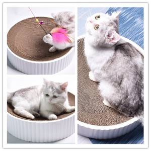 Cat scratcher bowl-shaped cat litter scratch-resistant and wear-resistant claw sharpener Scratcher