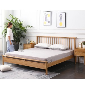 Lit Windsor simple lit de chambre en bois massif lit princesse #0114