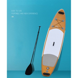 Tavola da surf gonfiabile abbinata al colore della tavola da paddle SUP con pinne 0372