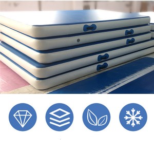 Manufacturers customize wire drawing air cushion air martial mat gymnastics cushion, inflatable yoga mat  0397