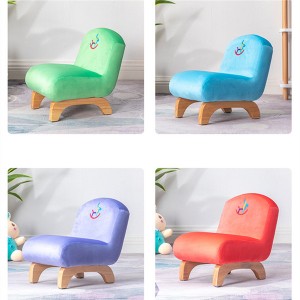 Silya ng mga bata solid wood back chair sofa chair household baby bench 0405