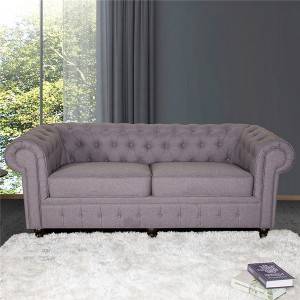Combinación de sofá de tres prazas de tecido americano 0434
