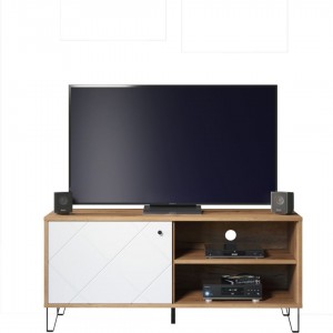 Moderne, eenvoudige en praktische houten tv-kast 0641