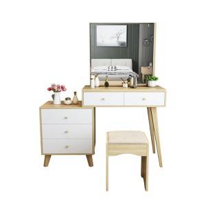 Eenvoudige en moderne spieëltafel, klein woonstel slaapkamer spieëltafel 0002