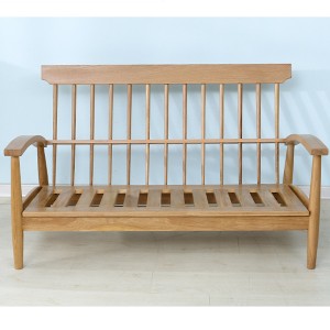 Modern Einfach White Oak Japanesch Stil kombinéiert Wunnzëmmer Sofa Miwwelen # 0027