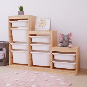 Tele-Layer Drawer Type Kids Toy Book Storage Cabinet 0595