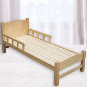 Дечији кревет за једнокреветну ограду од пуног дрвета 0616