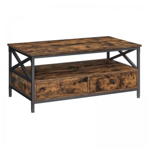 Industrial Design Retro Brown Living Room Home Coffee Table 0622