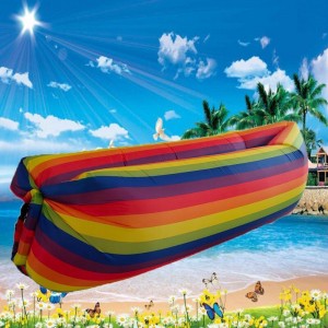 Outdoor Portable Beach Sleeping Bag Kupeta Imwe Mhepo Sofa Cushion #Inflatable Sofa