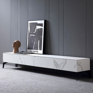 Tủ TV bằng đá cẩm thạch kiểu Ý tối giản hiện đại 0276