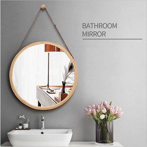 Огледало за шминкање со тркалезно огледало специјално огледало за спална соба за бања 0446