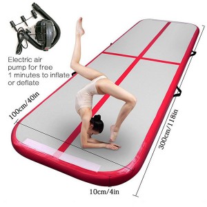 Disesuaikeun Taekwondo Somersault Air Cushion Inflatable Gymnastic Training Mat 0382
