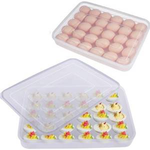 77L egg container, egg rack with lid, suitable for 30 eggs 0494