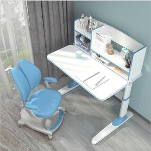 Taulell d'estudi infantil i conjunt de cadires escriptori petit 0001