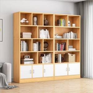 Enostavna knjižna omara knjižna omara preprosta talna študentska domača spalnica omarica za shranjevanje, ki prihrani prostor, majhna omara za shranjevanje