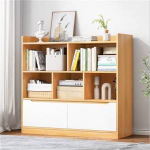 Энгийн номын тавиур давхар энгийн орчин үеийн гэрийн олон үйлдэлт зочны өрөө олон давхар тавиур унтлагын өрөөний оюутны хадгалах номын тавиур-0117