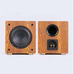 Super bass shocking passive subwoofer 2.1 5.1 home theater home wooden speakers