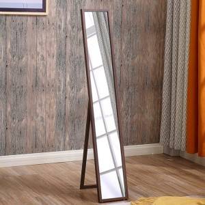 MDF full-length mirror dormitory special mirror can be hung and can stand fitting mirror simple dress mirror