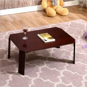 Japanese-style small apartment coffee table foldable solid wood table bay window tatami table for students