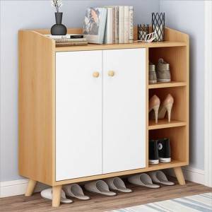 Shoe cabinet, home entrance porch cabinet, large capacity, space saving, simple multi-layer household storage, economical shoe rack