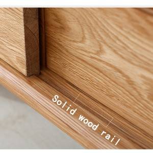 Mueble de TV moderno de madera maciza # 0015