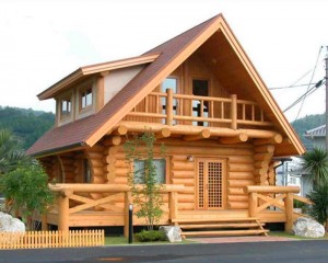 Anti-Corrosion Wooden Hut Hardin Scenic Area Leisure Bakasyon Panlabas na Wooden Structure-0007