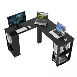 Paprastas ir praktiškas namų kampo biuro laikymo kompiuterio stalas 0340