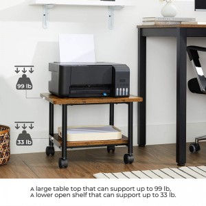 Подвижна двуслойна стойка за принтер за офис хол 0407