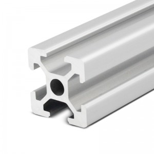 European Standard 2020 Industrial Black Silver Aluminum Alloy Profile 0433