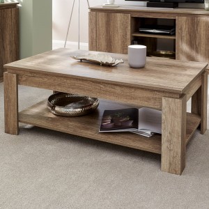 Simple Wooden Rustic Coffee Table 0457