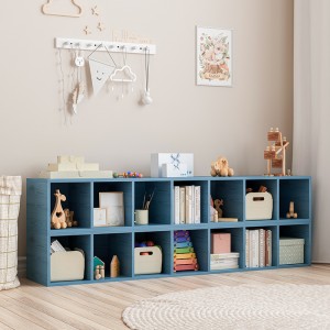 Комбиниран детски шкаф за книги без пода 0598