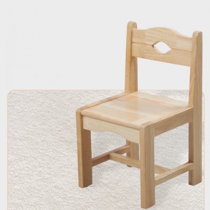 Predškolska stolica od gumenog drveta za vrtić 0601