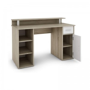 Moderna enostavna lesena večnamenska miza za shranjevanje 0644