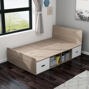 Small size single bed simple child tatami bed