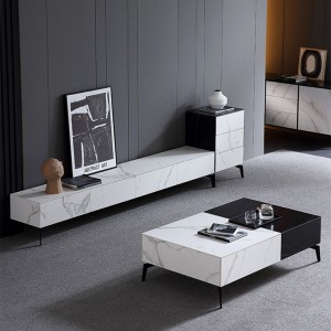 Modern minimalista olasz márványszikla tábla TV-szekrény 0276