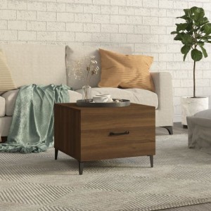 Home Brown Wooden Square Coffee Table 0675