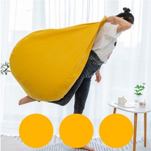 Πολύχρωμη τσάντα φασολιών #cover leisure beanbag καναπές καρέκλας δαπέδου 0414