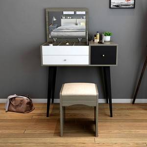 Simple Living Como Modern Writing Desk with Storage 0362