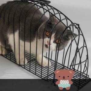 Saç ve banyo kedi çizilmez kafes enjeksiyon için dışarı çık kedi kafesi çizilmez pati yıkama kedi kafesi