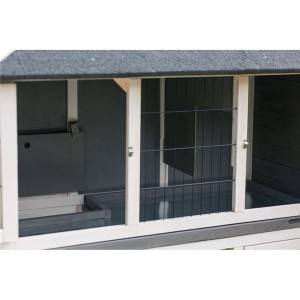 Englewood Duplex Rabbit Hutch With Door 0226