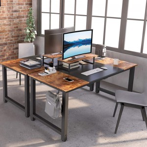 New Style Stål og Træ kombineret Desktop Student Study Desk 0334